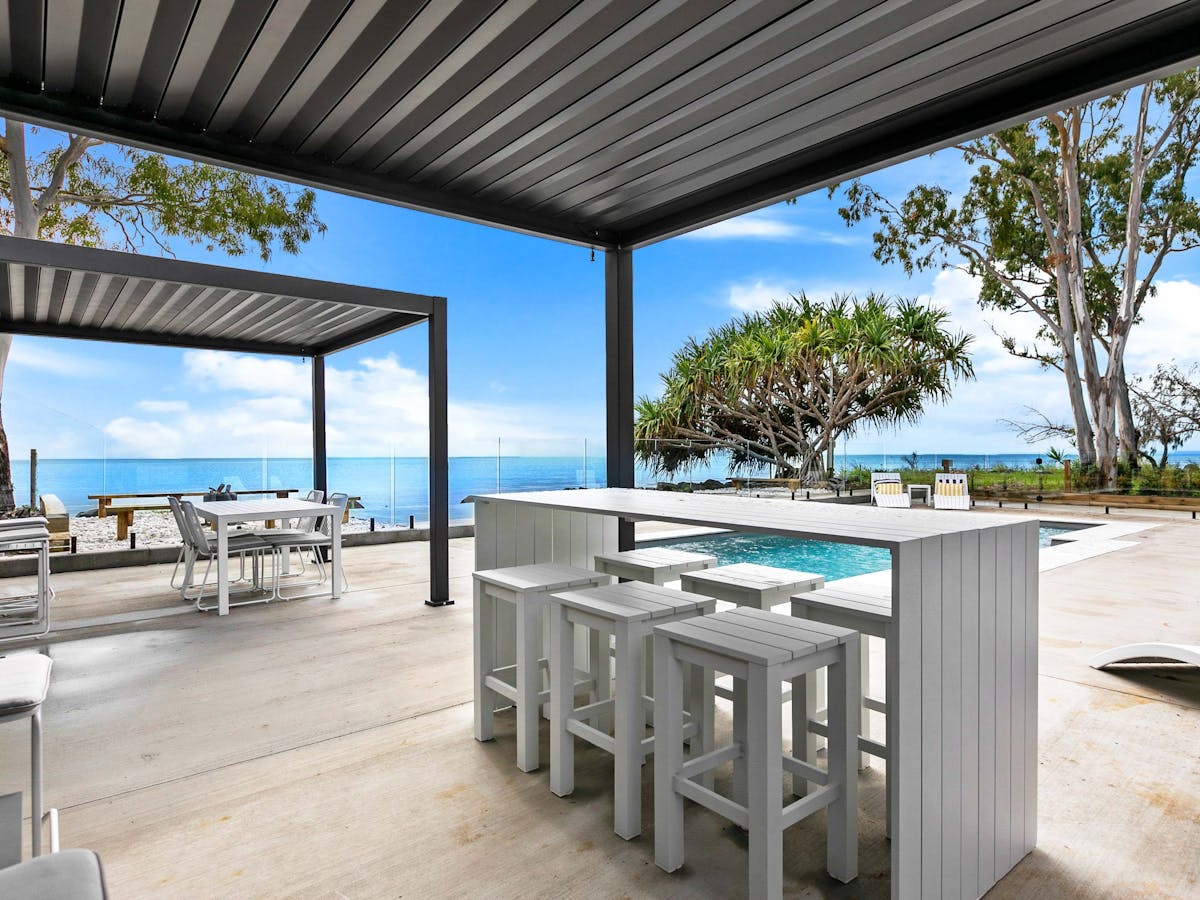 Covered outdoor dining