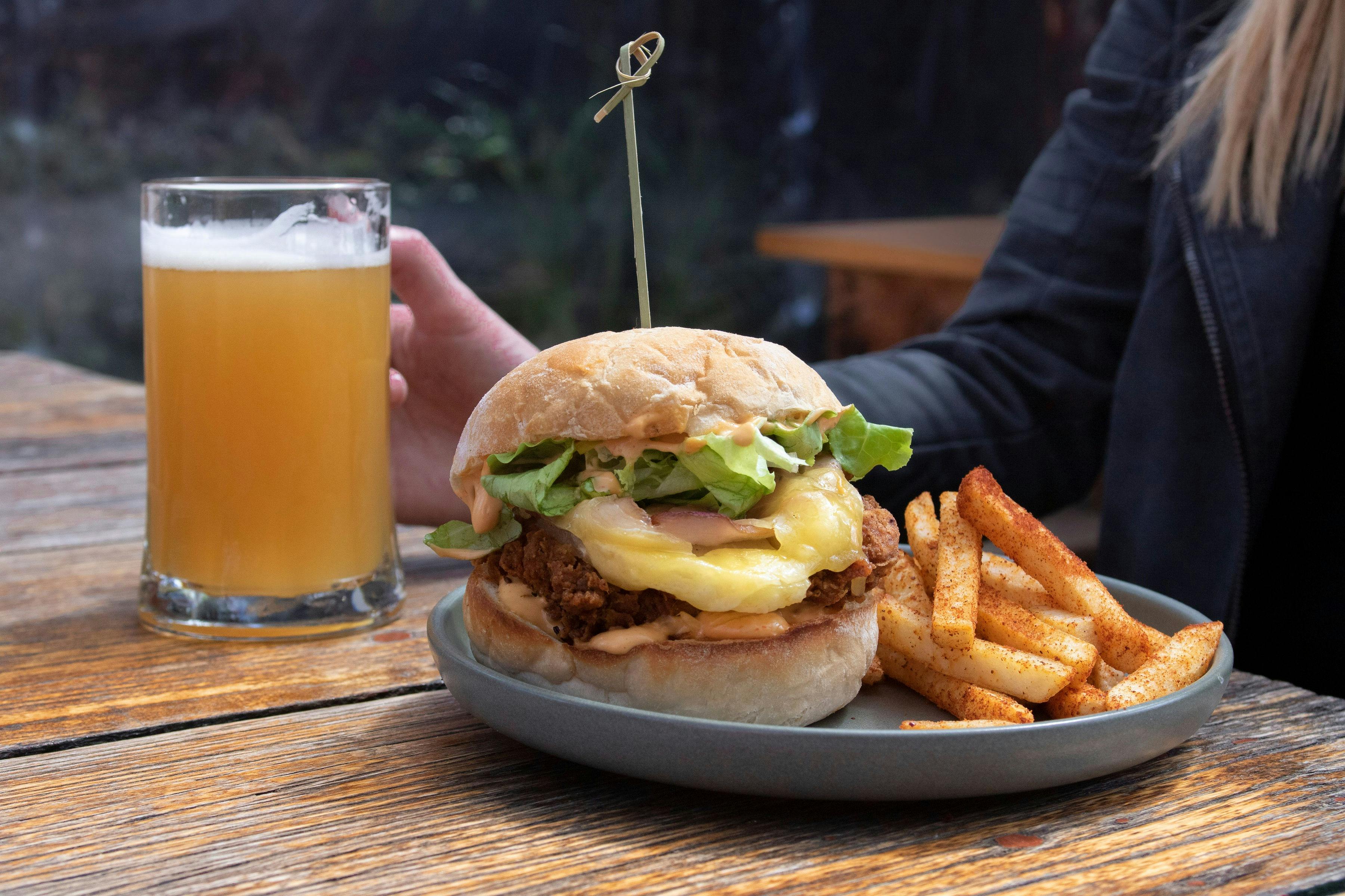 chicken burger