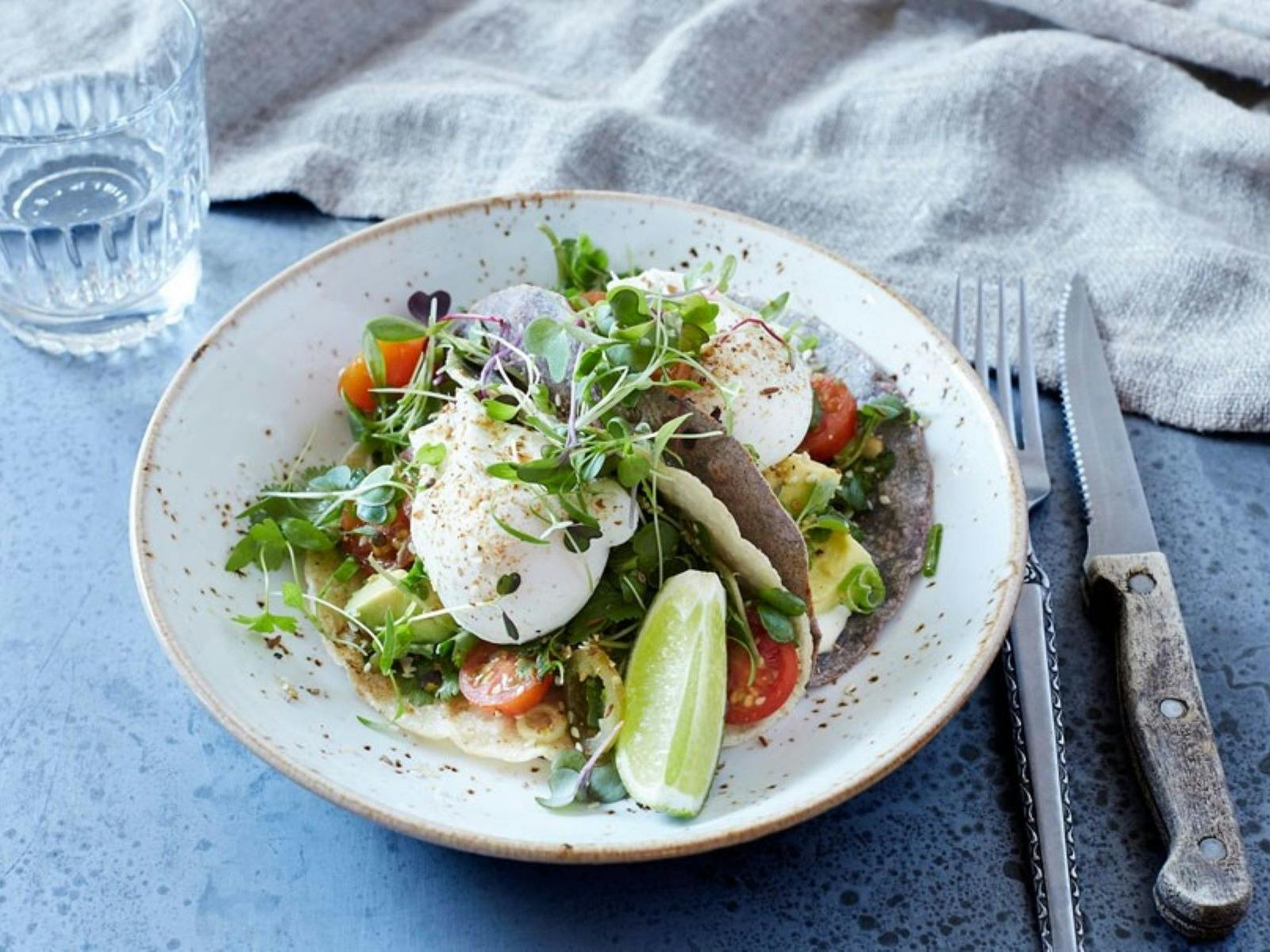 Poached eggs