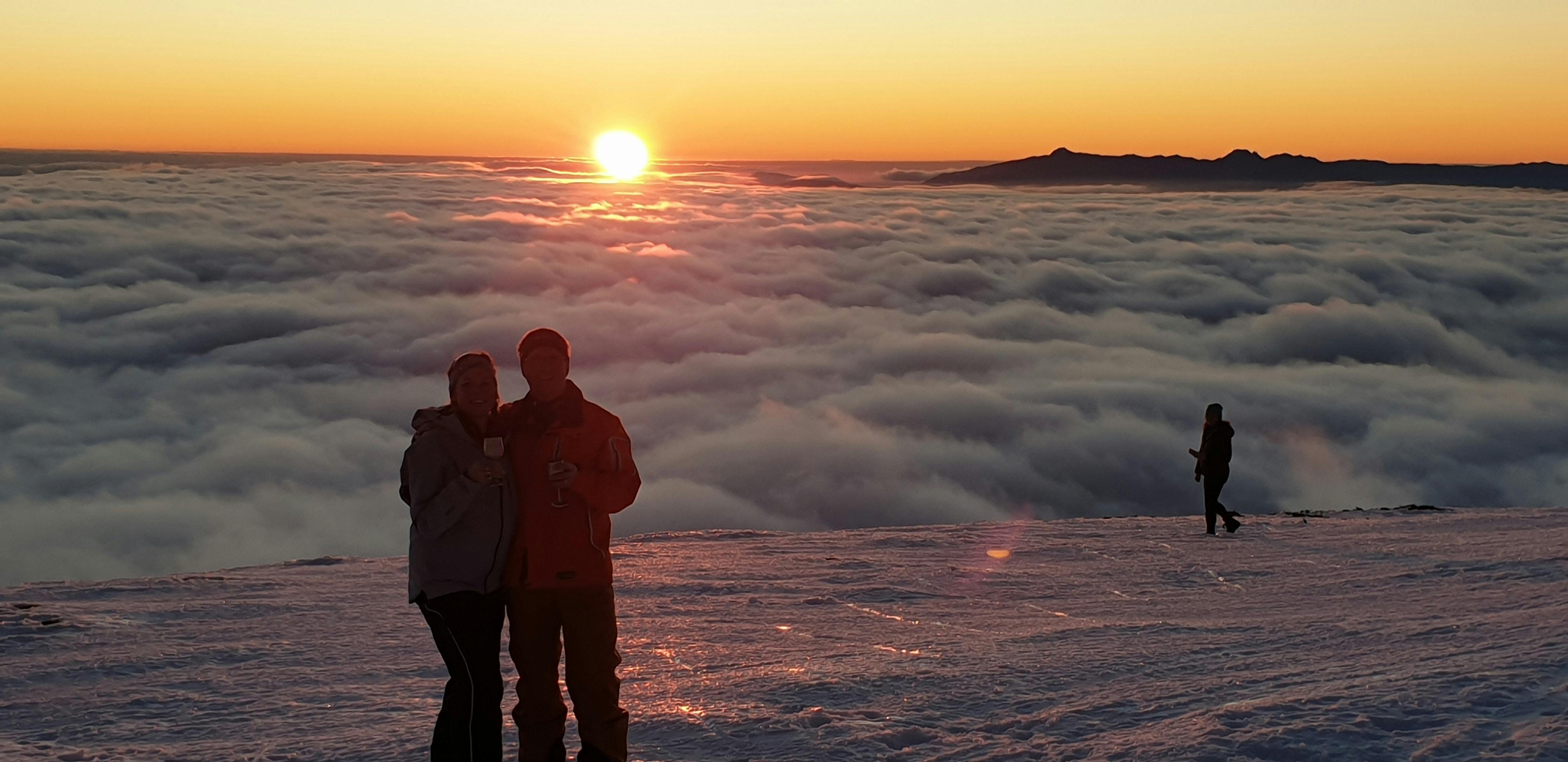 Where you can see the sun set