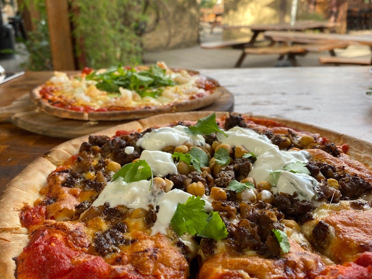 Lamb Woodfire Pizza