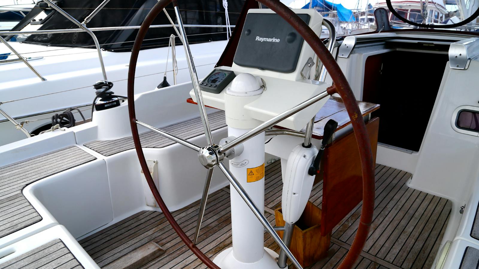 Cockpit and helm