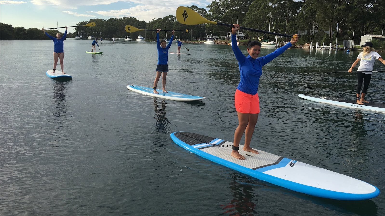 After 20 minutes of paddling everyone is an expert