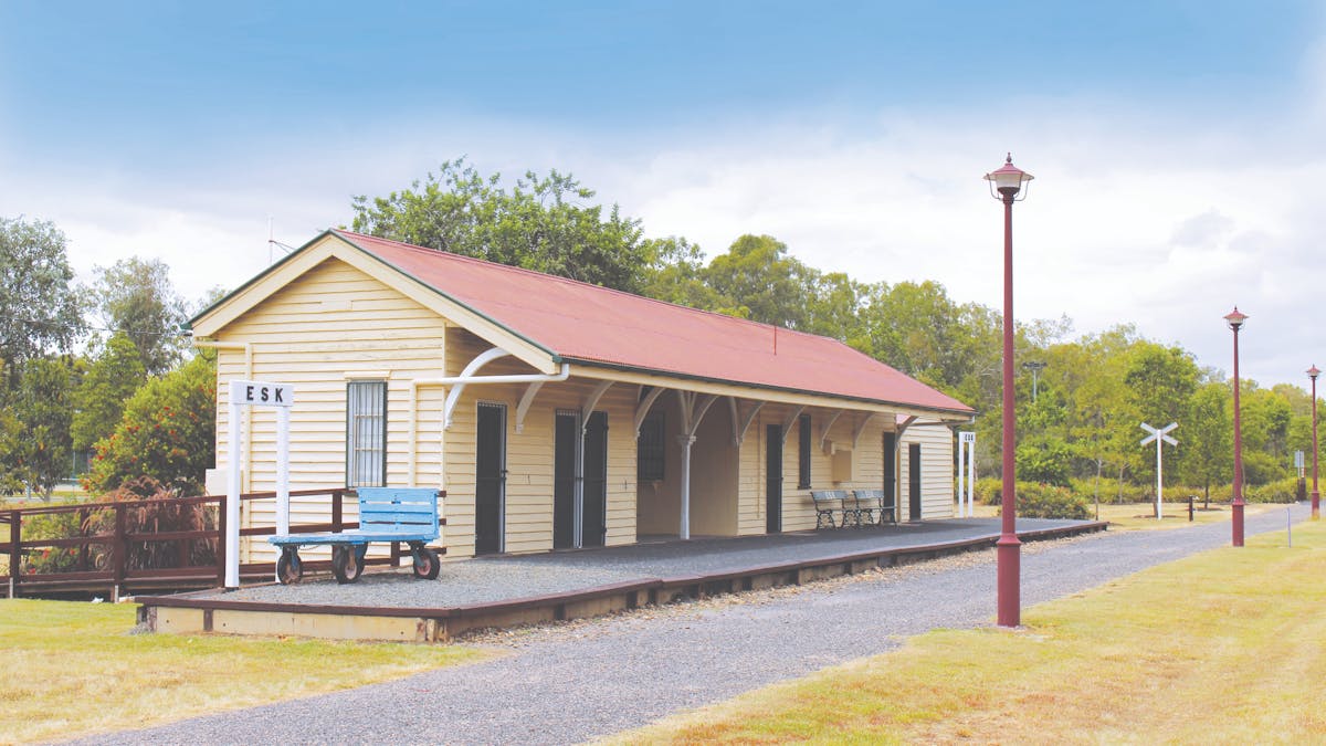 Old Railway Station at Pipeliner Park