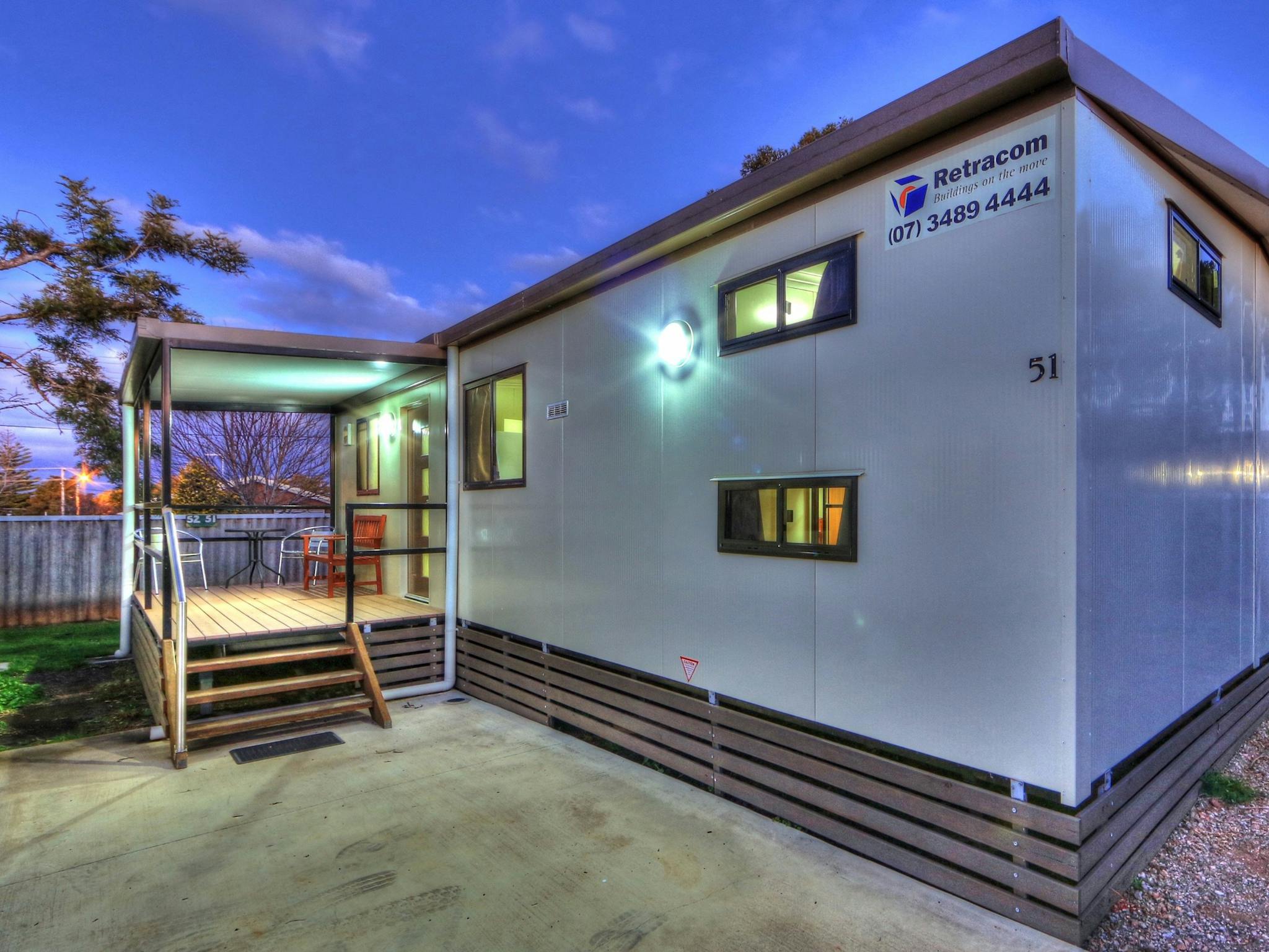 BIG4 Toowoomba 3 Bedroom 10 Berth Cabin Exterior BIG4 Toowoomba 3 Bedroom 10 Berth Cabin Exterior