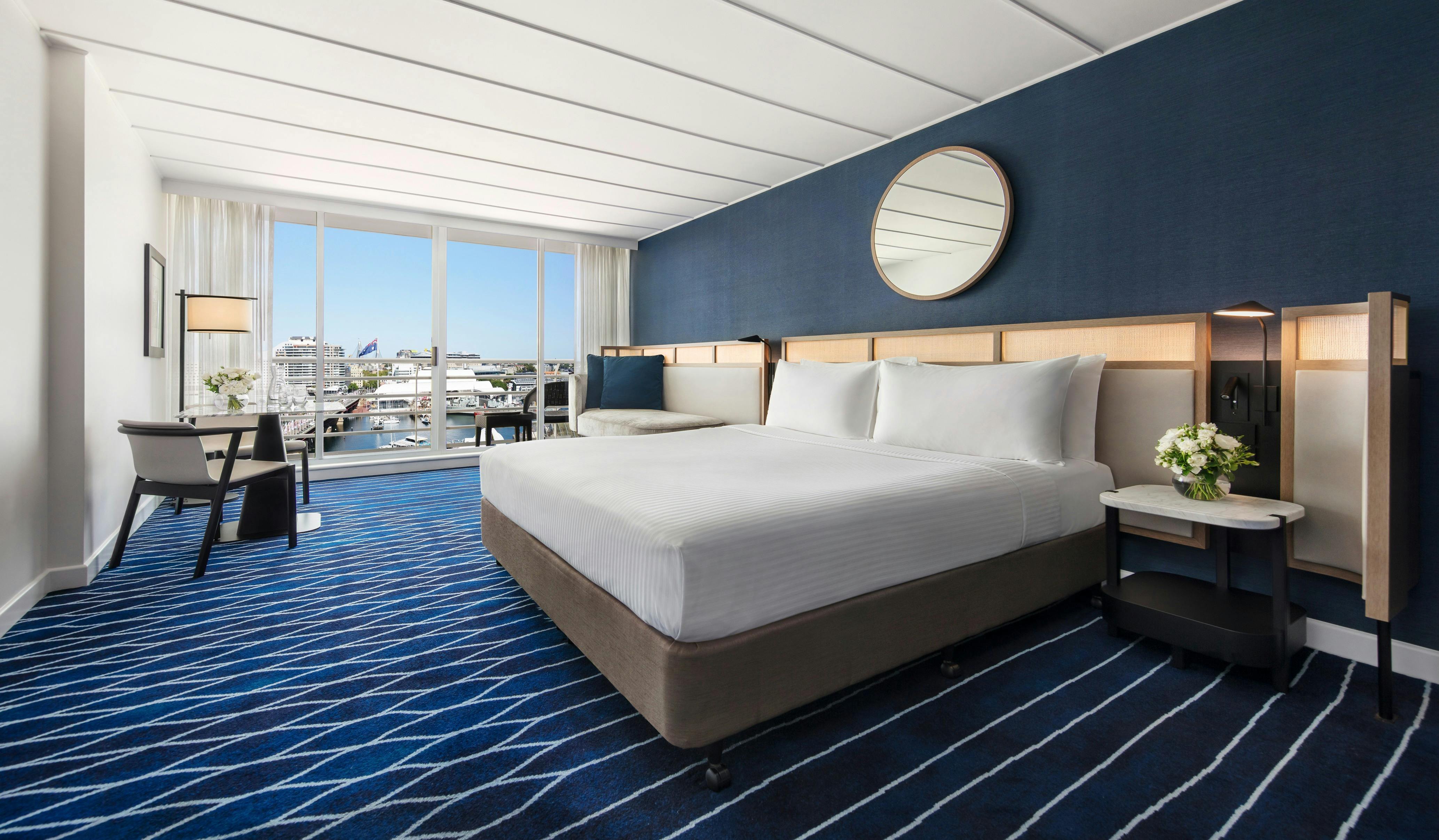 King Bed Harbour View with Balcony
