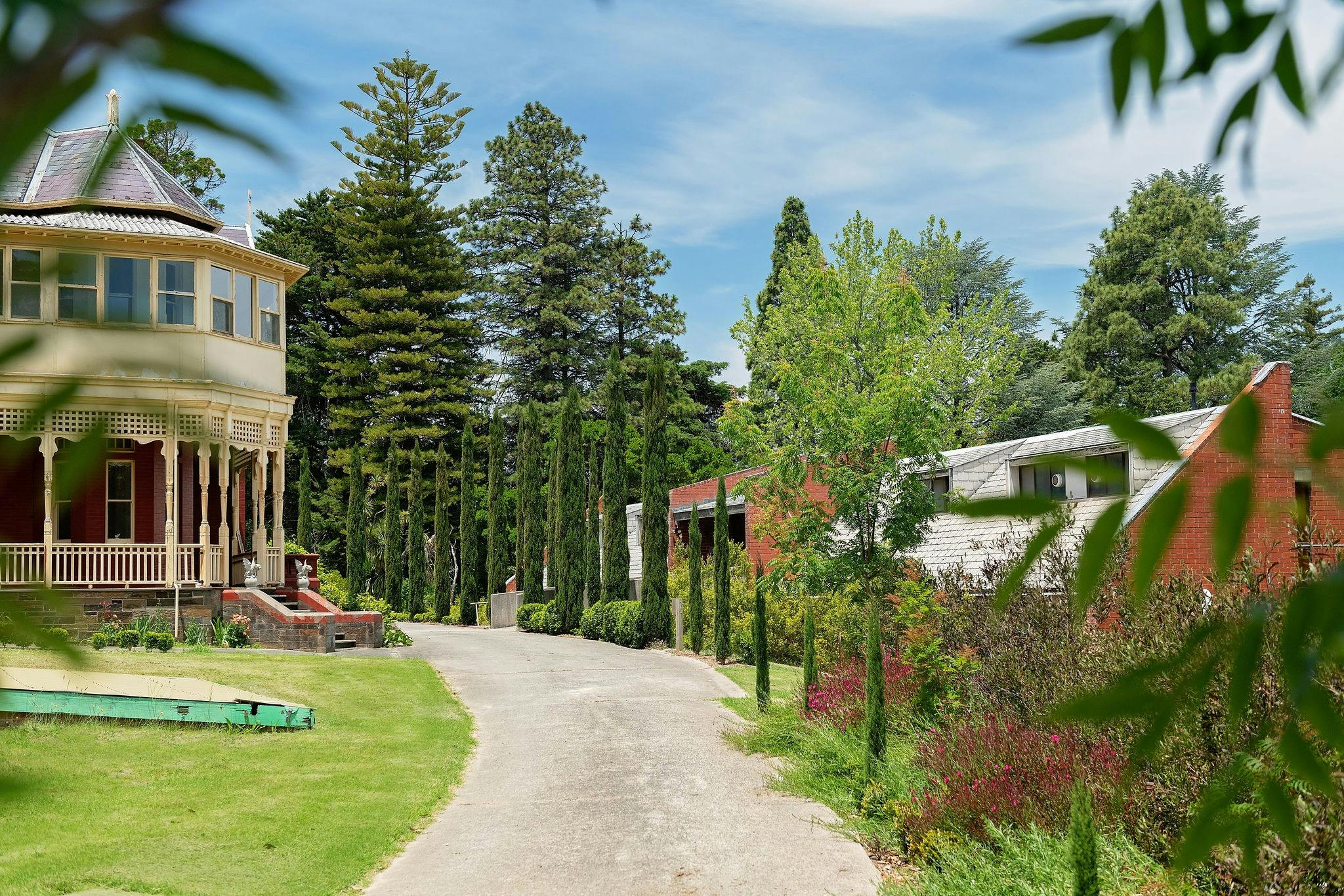 Some of the gardens at Pirralilla Estatee,