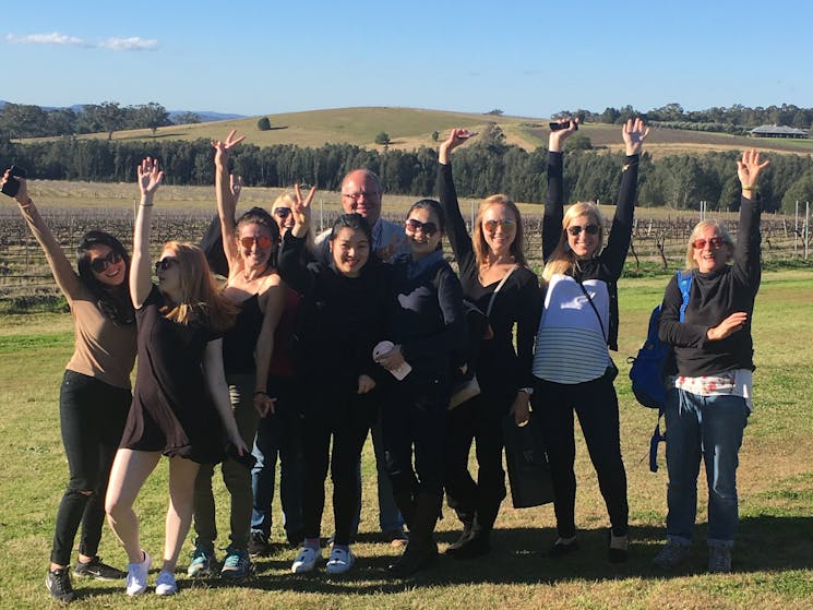 Group on Hunter Valley trip