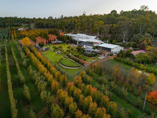 Drone shot of the venue