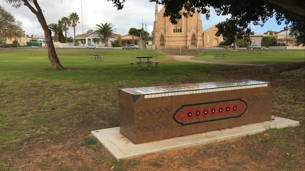 Piano Park Bench, Moonta
