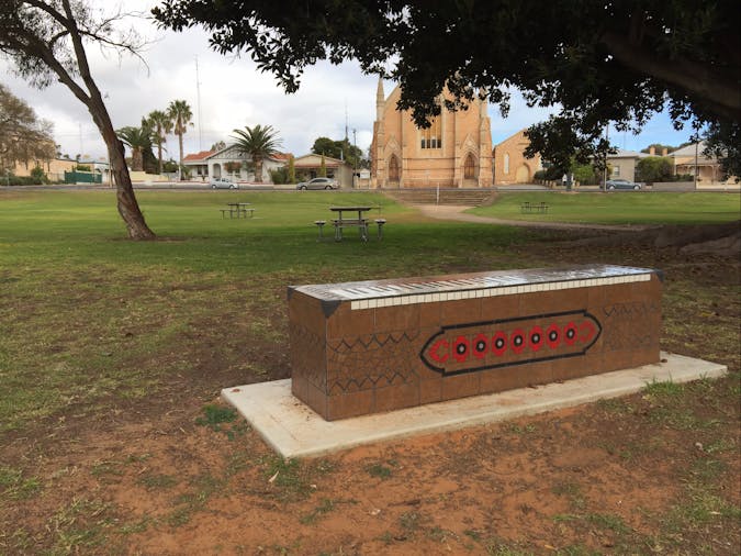 Piano Park Bench Moonta