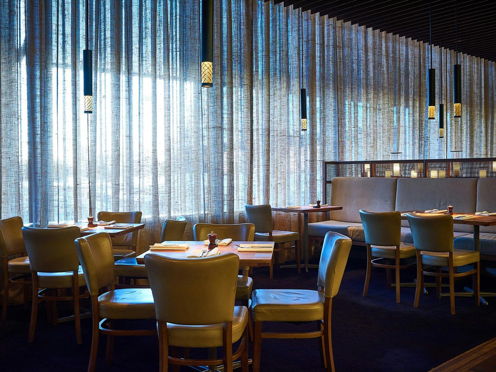 Inside Rockpool Bar and Grill