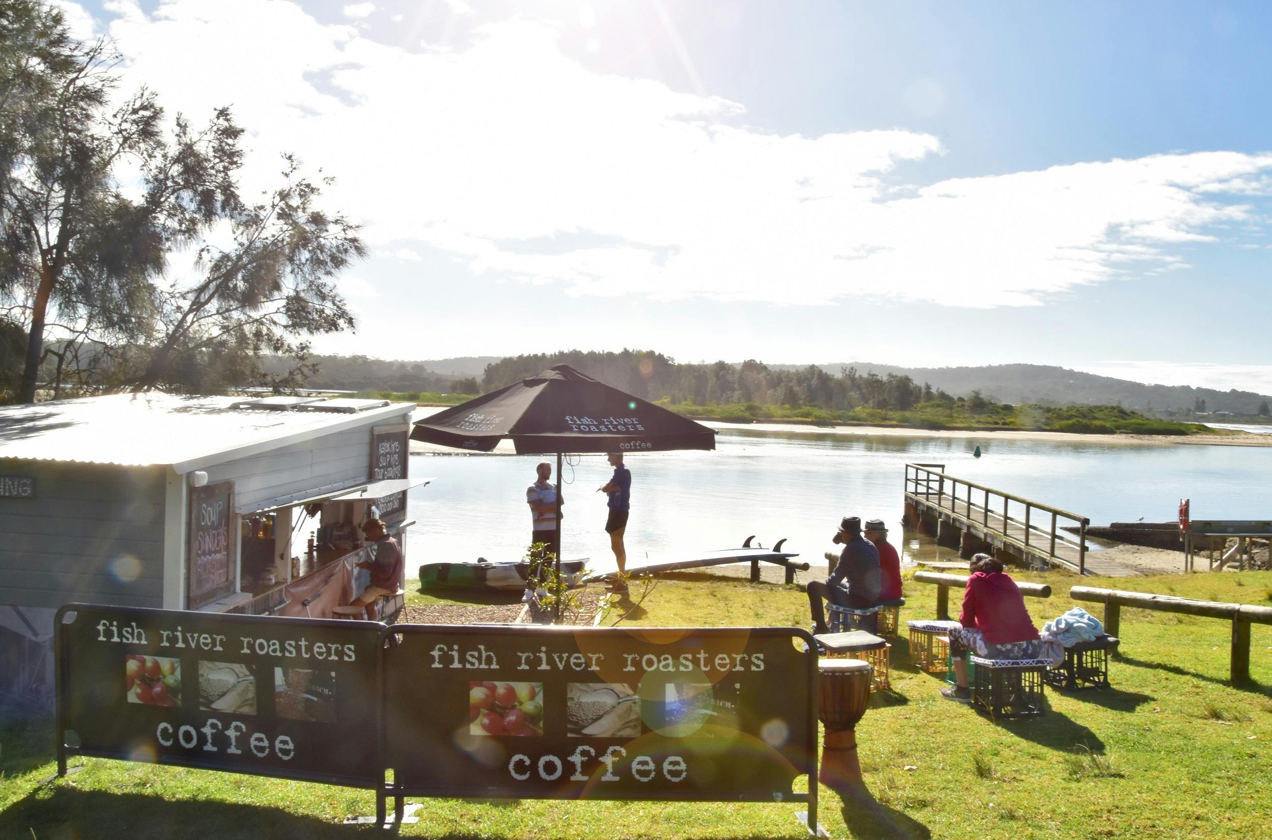 coffee and a view - mossy point