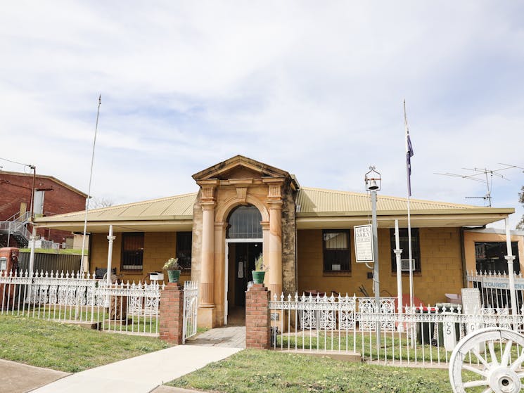 Front of the building