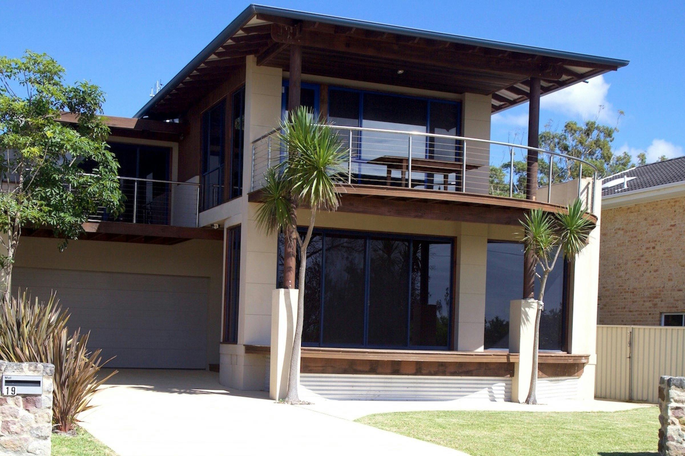 정면도 분할층 주택