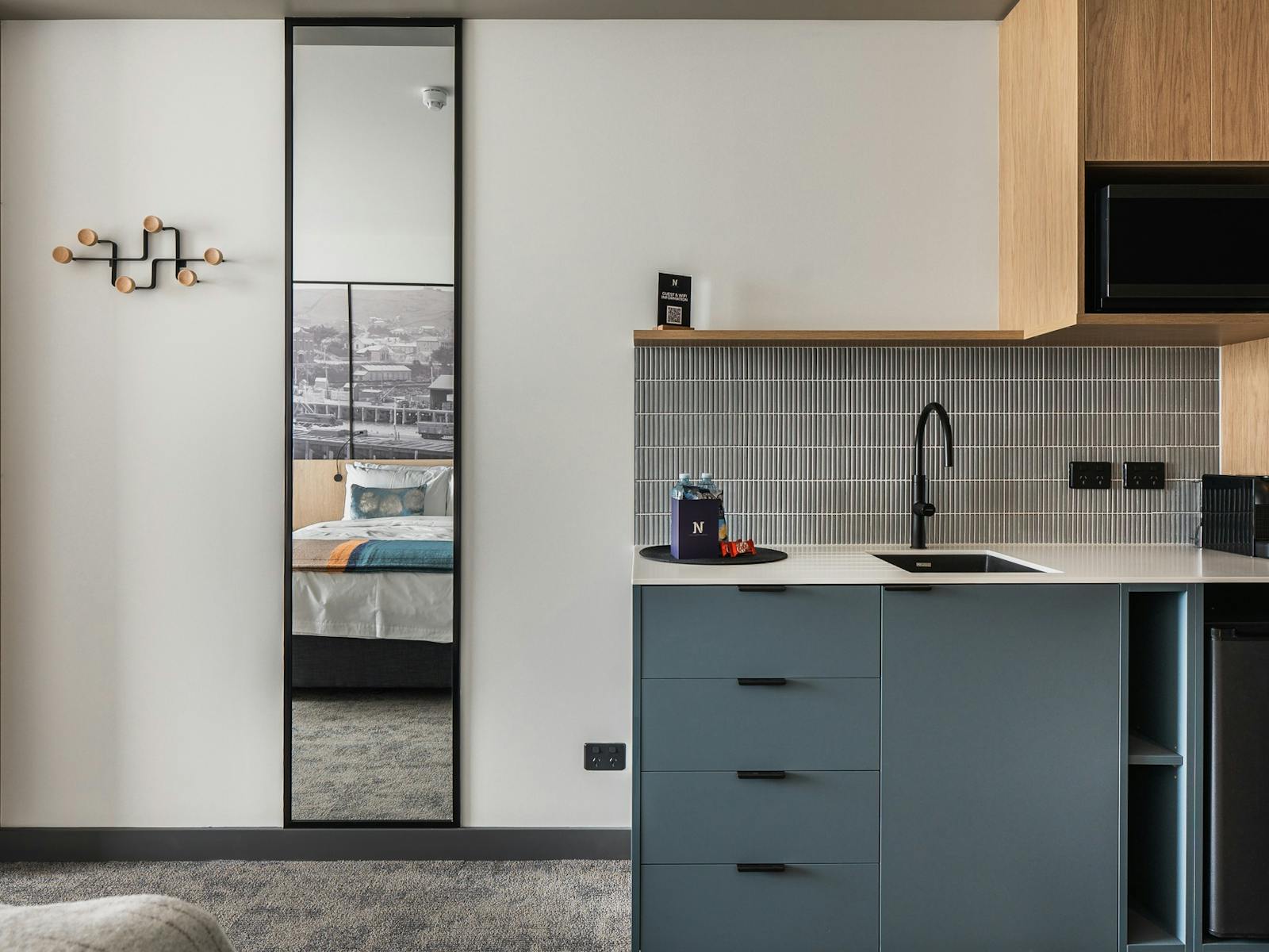 Kitchenette facilities in some rooms