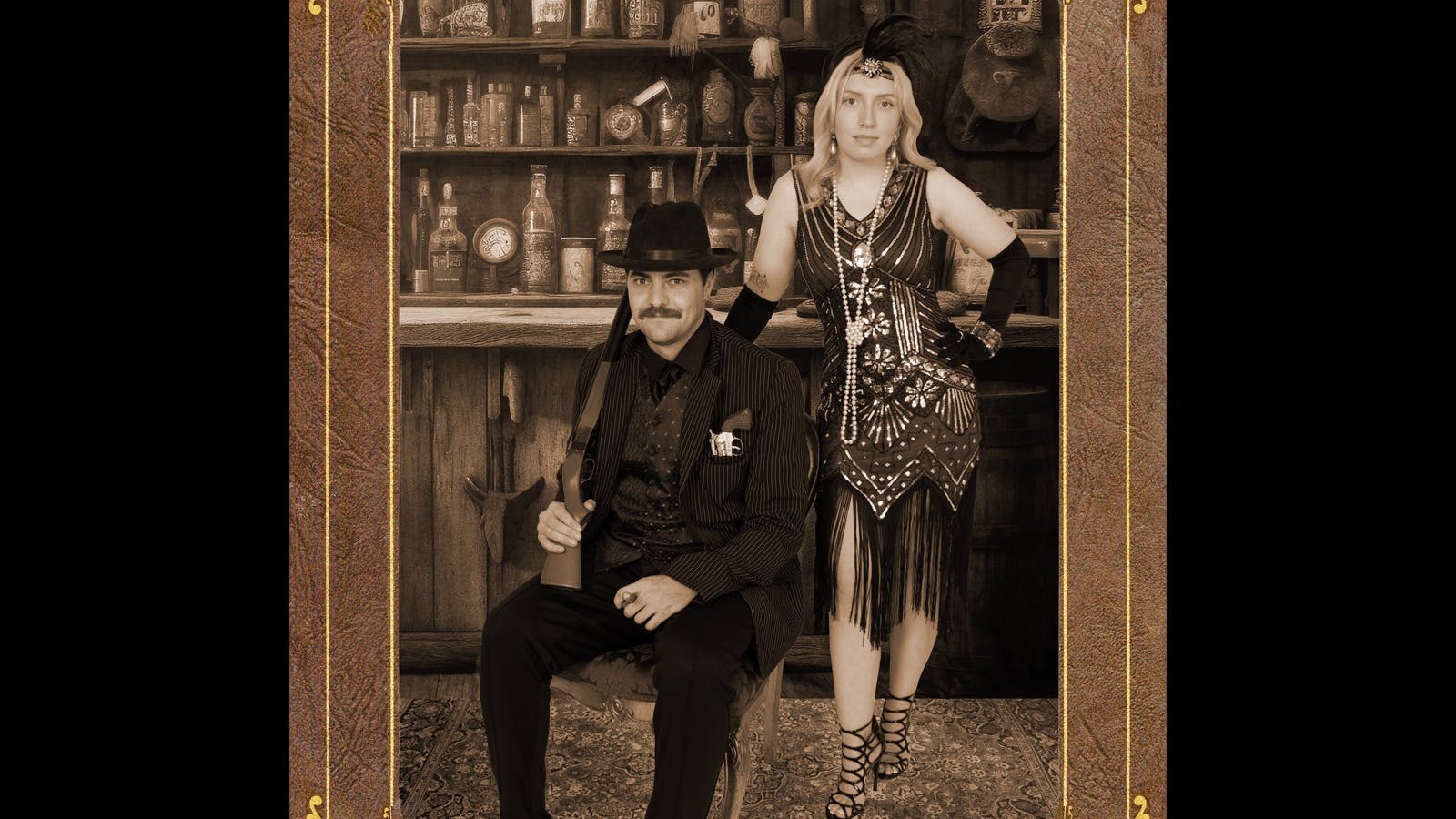 Gangster 1920s Theme Portrait