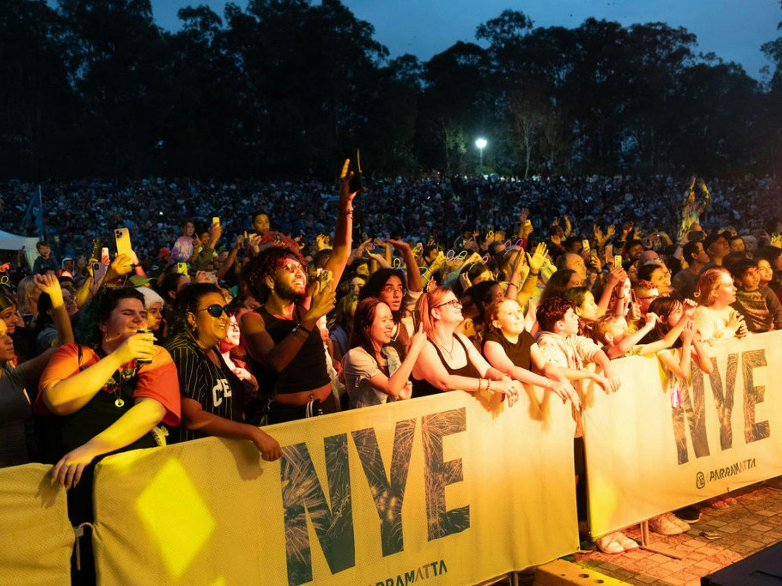 New Year's Eve in Parramatta Park