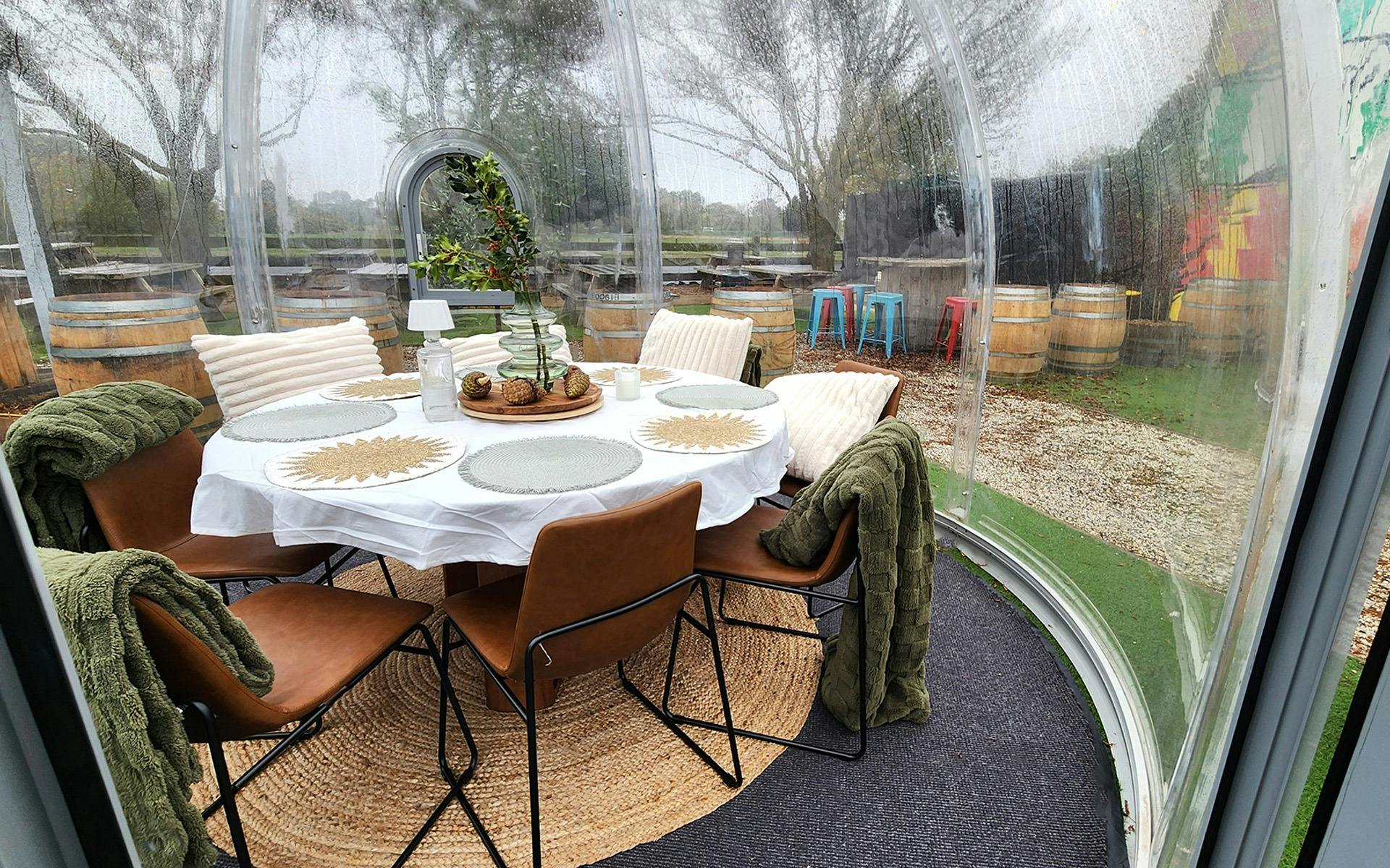 Winter Igloos at the Market Hotel Ballarat