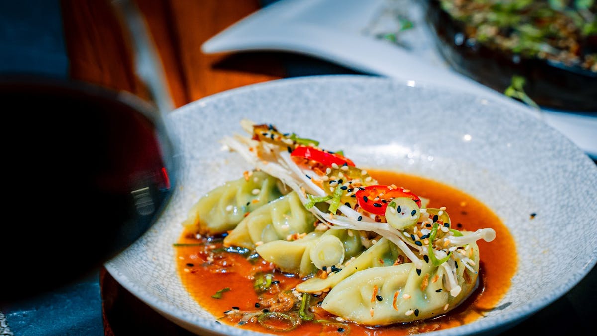 Mushroom dumplings