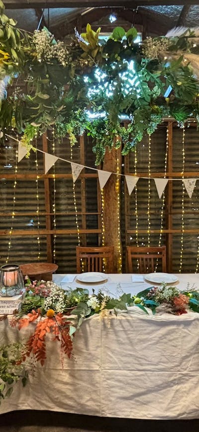 Sweet heart table