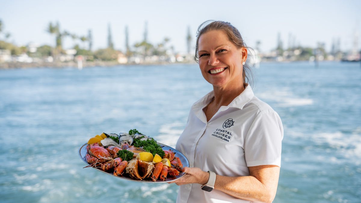 Seafood platter for two
