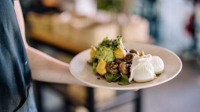 Vegan smashed avocado