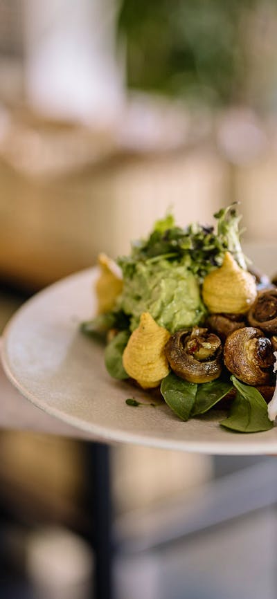 Vegan smashed avocado