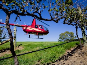 Arrive by helicopter after a stunningly scenic flight to be spoilt with wine & exceptional food