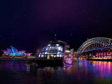 Clearview Glass Boat Vivid Sydney Cruises