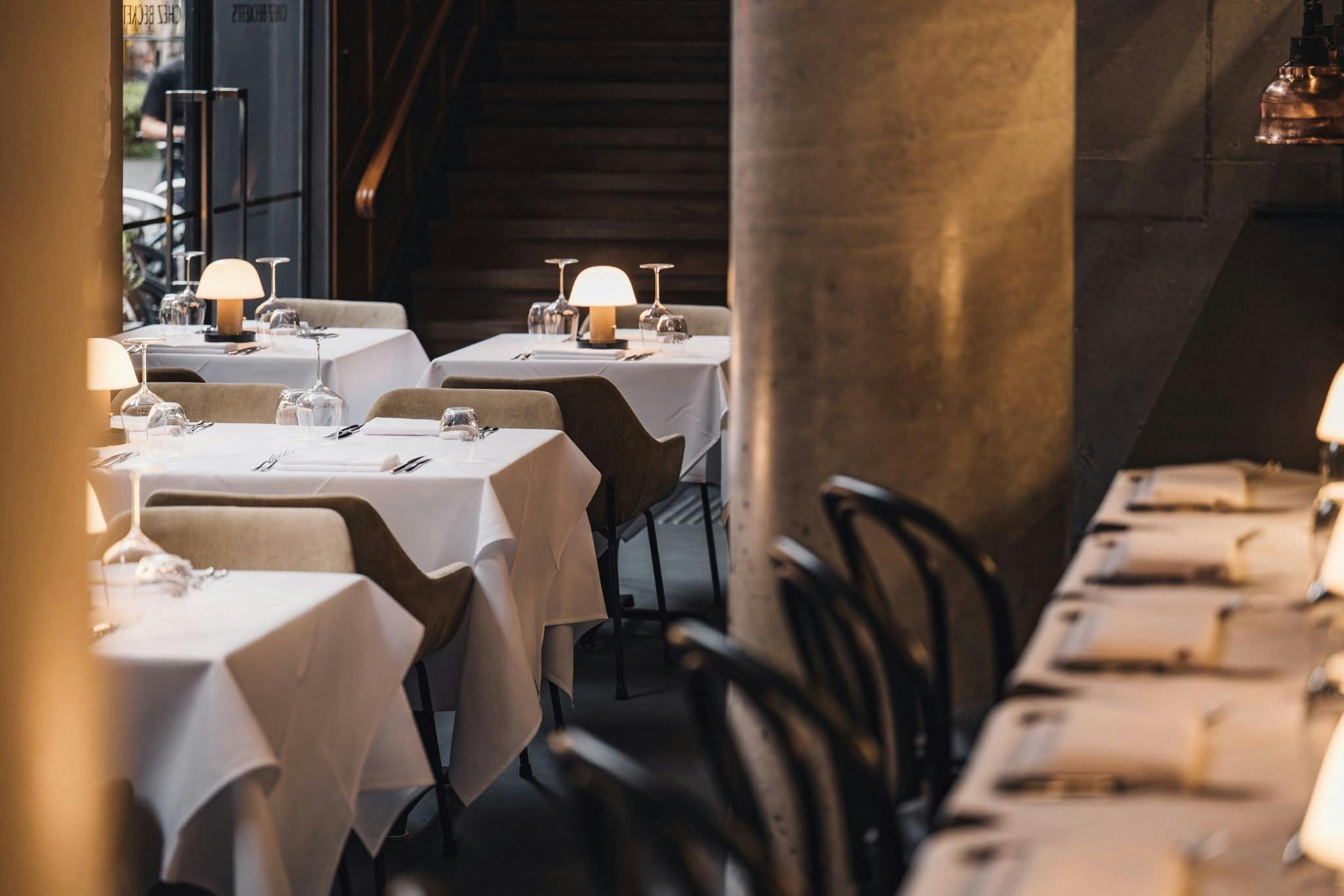 dining area at Beckett’s Chippendale
