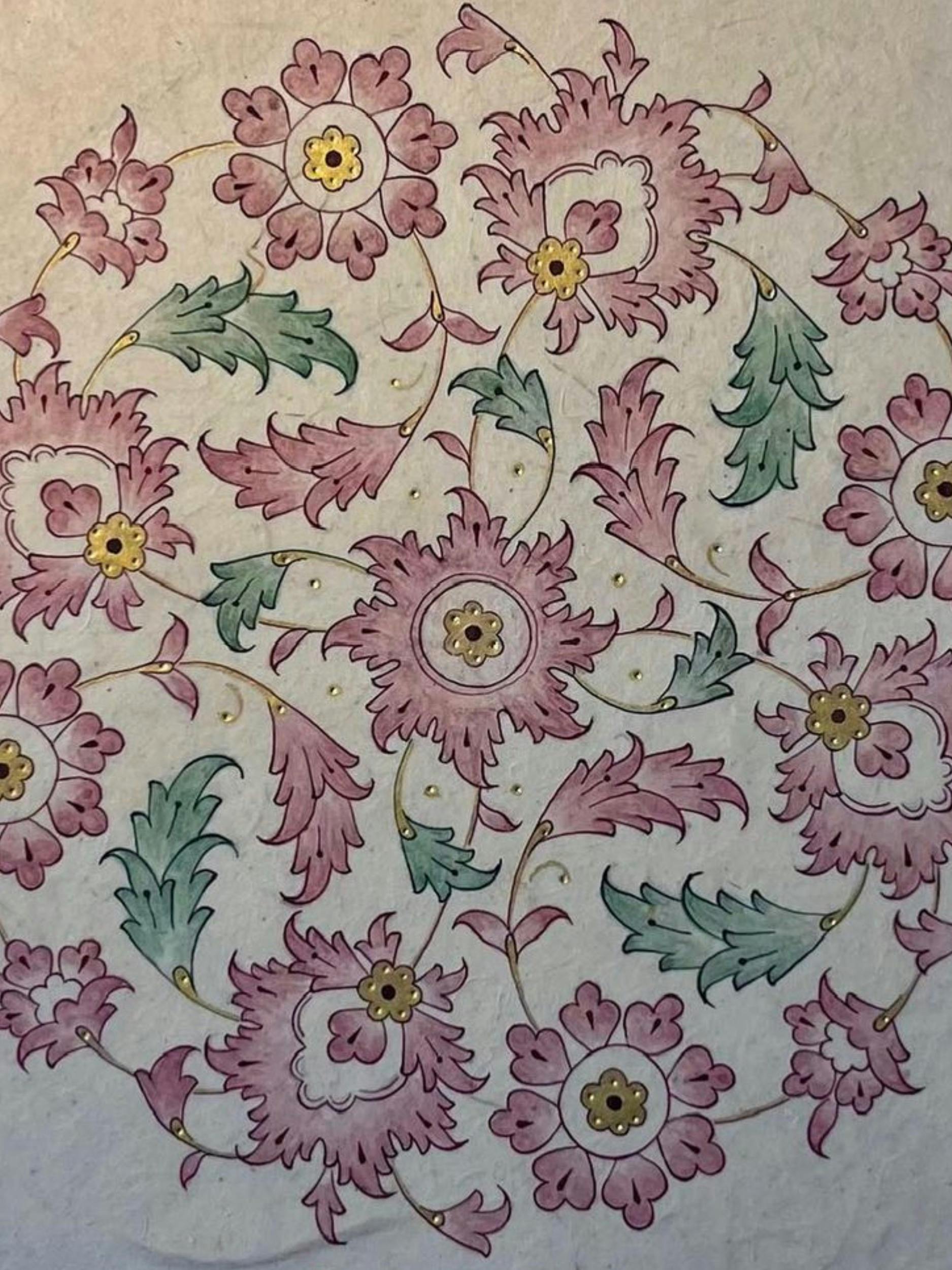 Watercolour Painting Class - Historic Floral Motifs