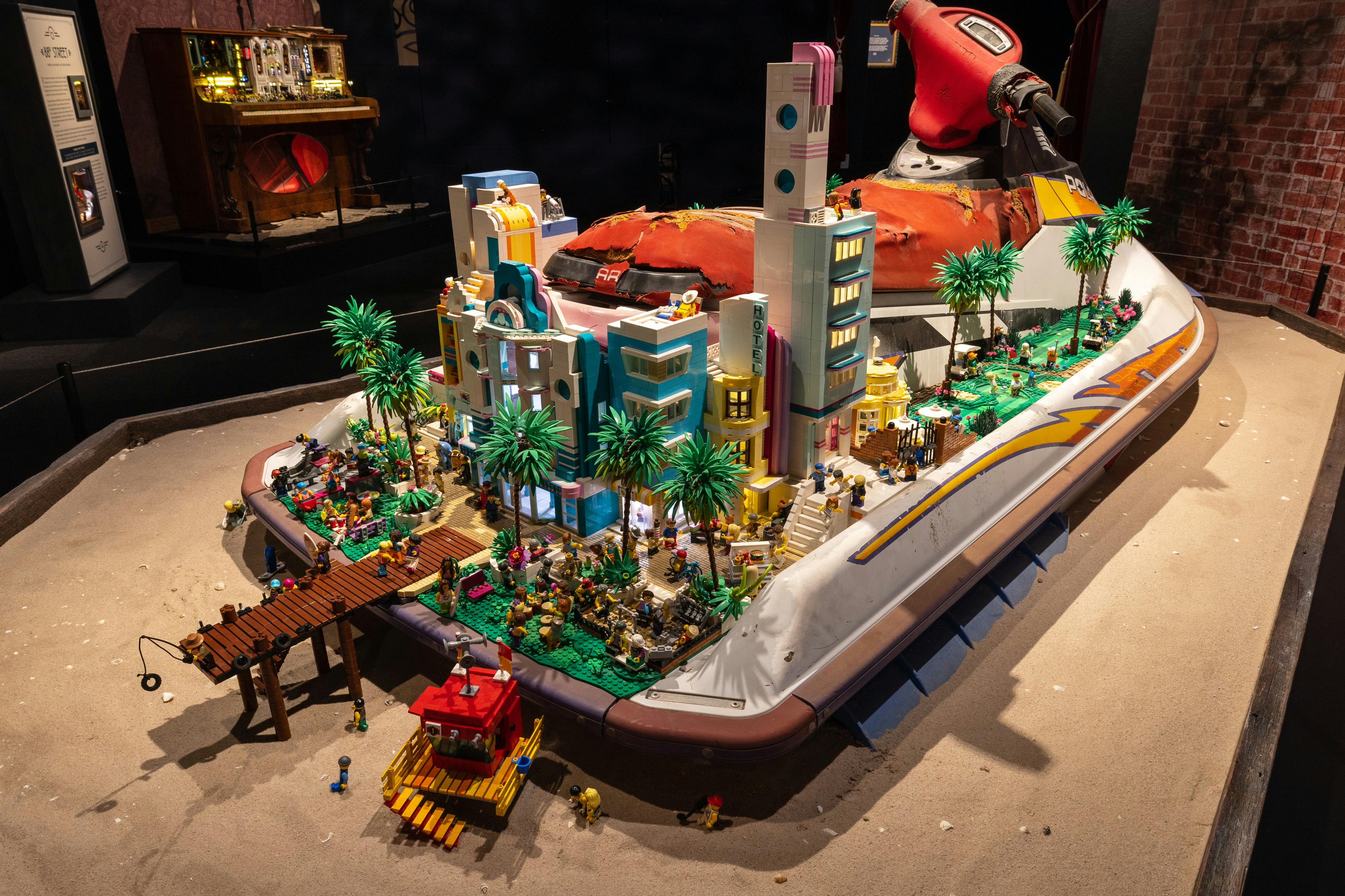 RELICS LEGORELICS Volkswagen with LEGO® world constructed on jetski