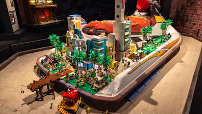RELICS LEGORELICS Volkswagen with LEGO® world constructed on jetski