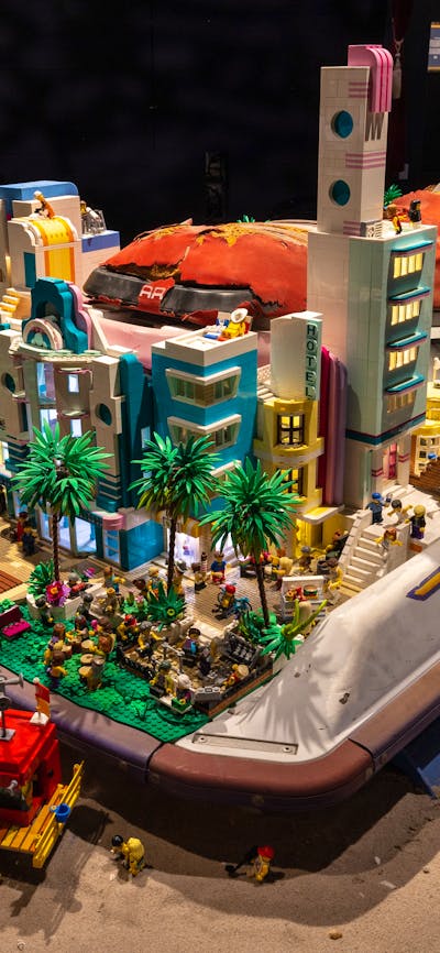 RELICS LEGORELICS Volkswagen with LEGO® world constructed on jetski