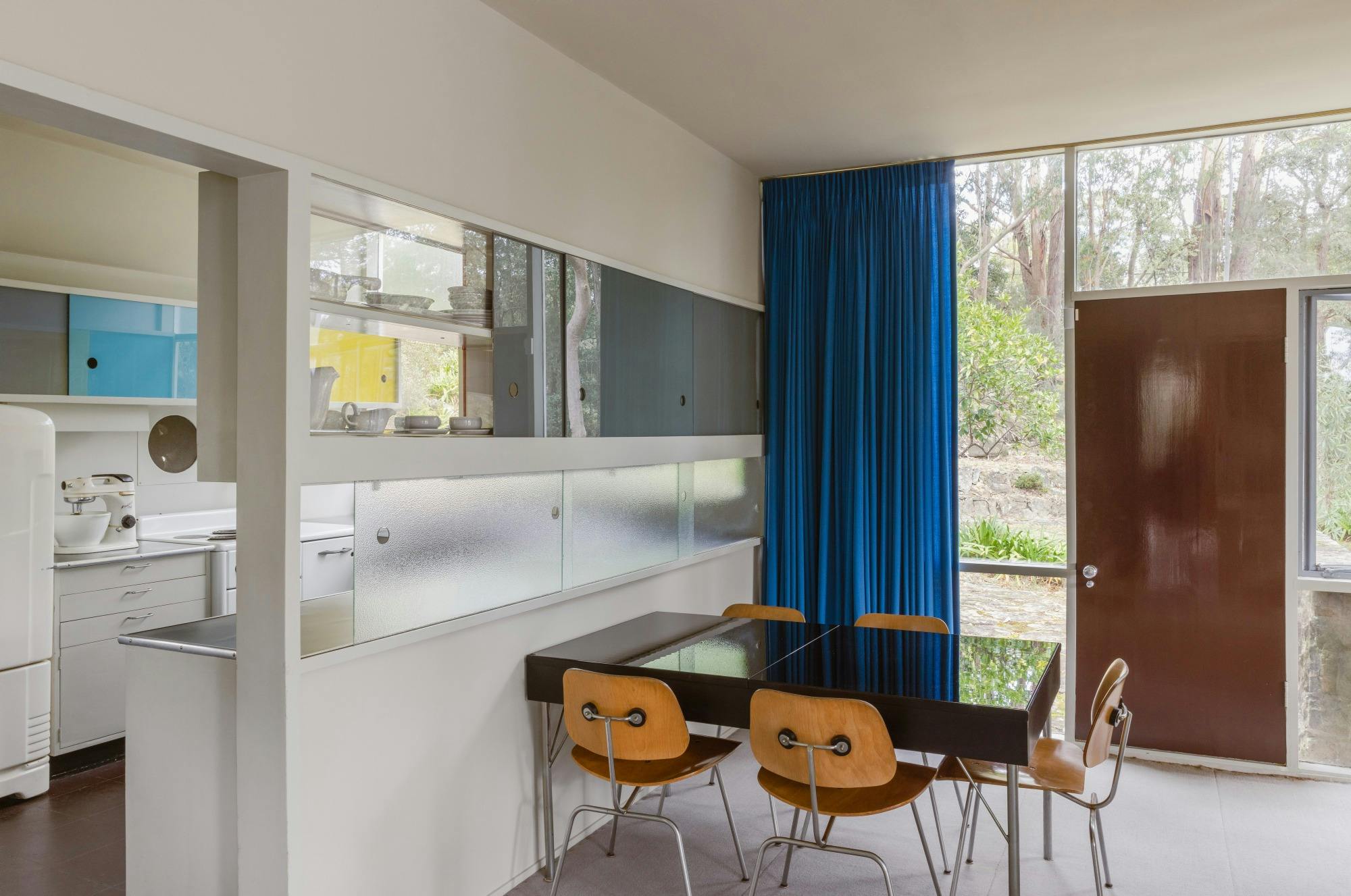 Living area in a modernist style