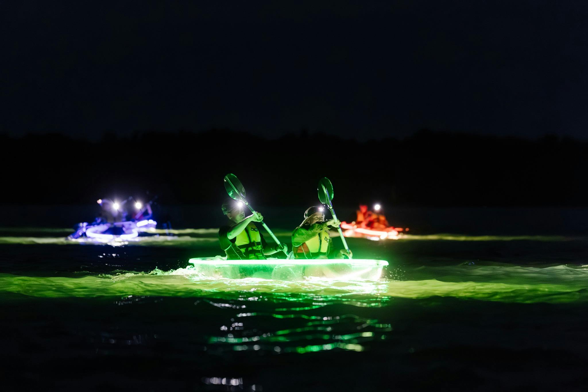 Night kayak adventure
