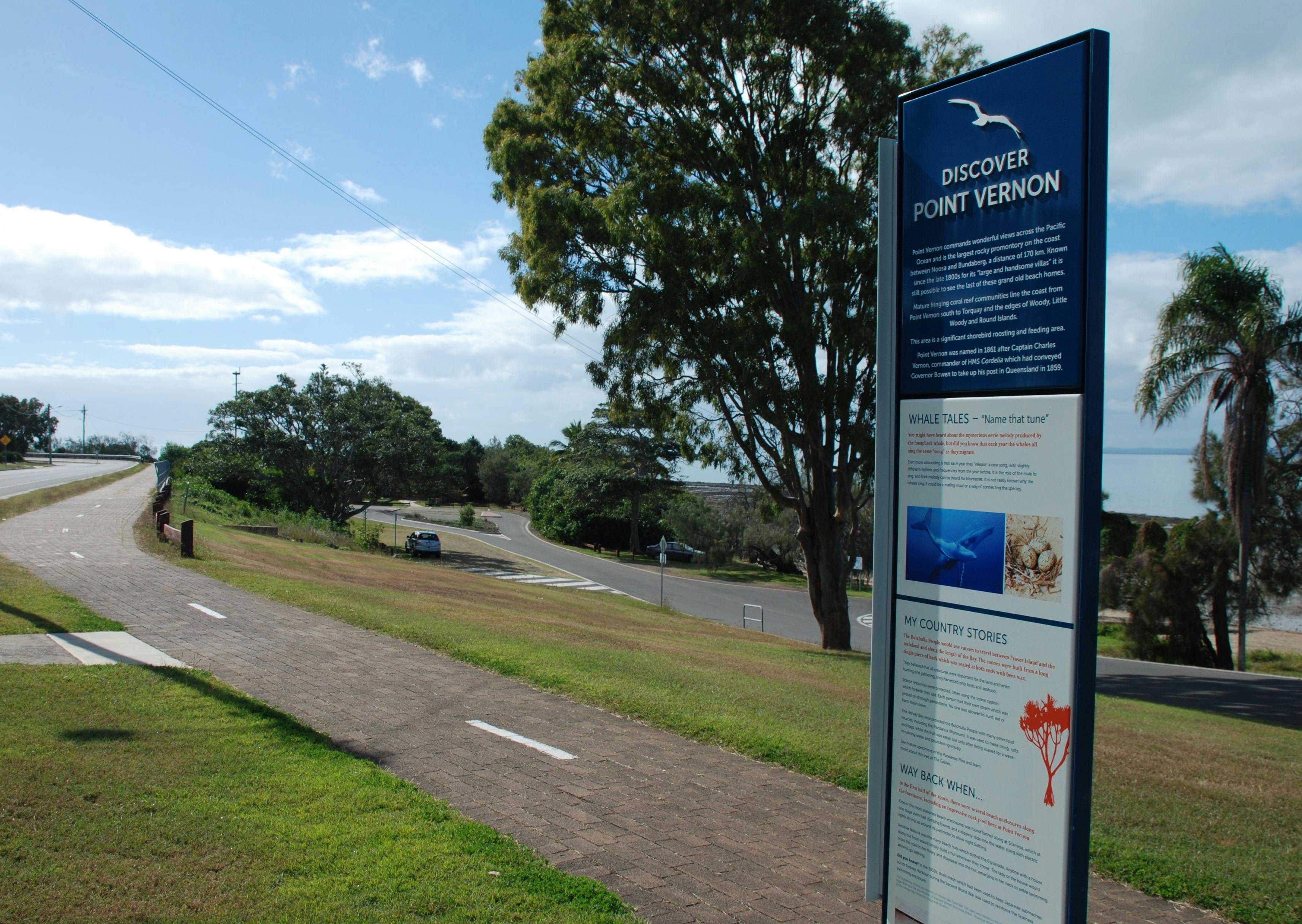 photo showing the recreation pathway at the Gables Point Vernon