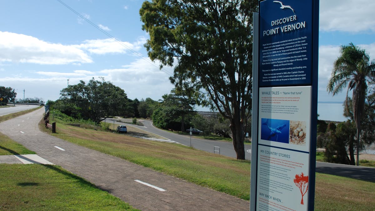 photo showing the recreation pathway at the Gables Point Vernon