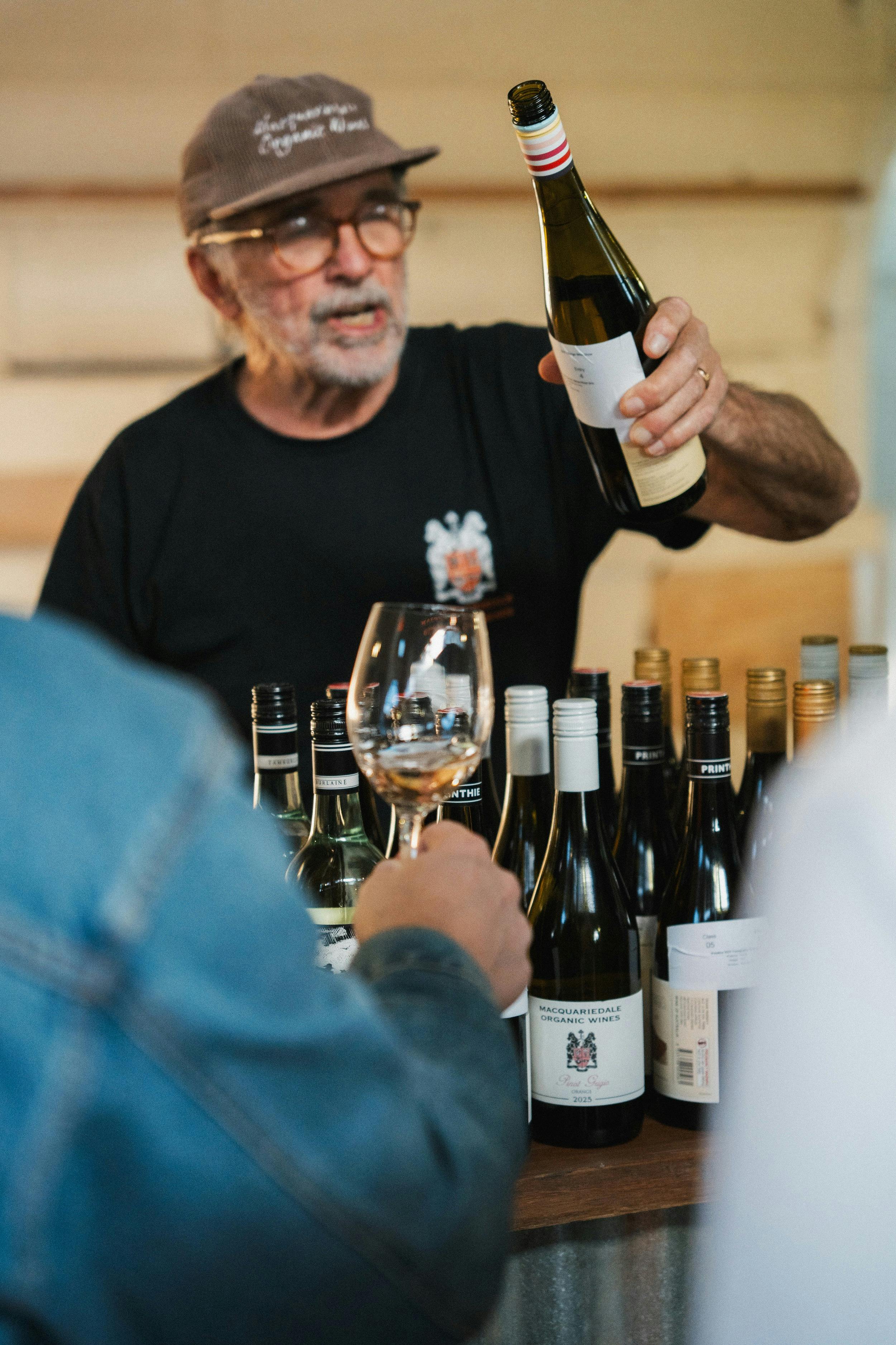 Wine pouring