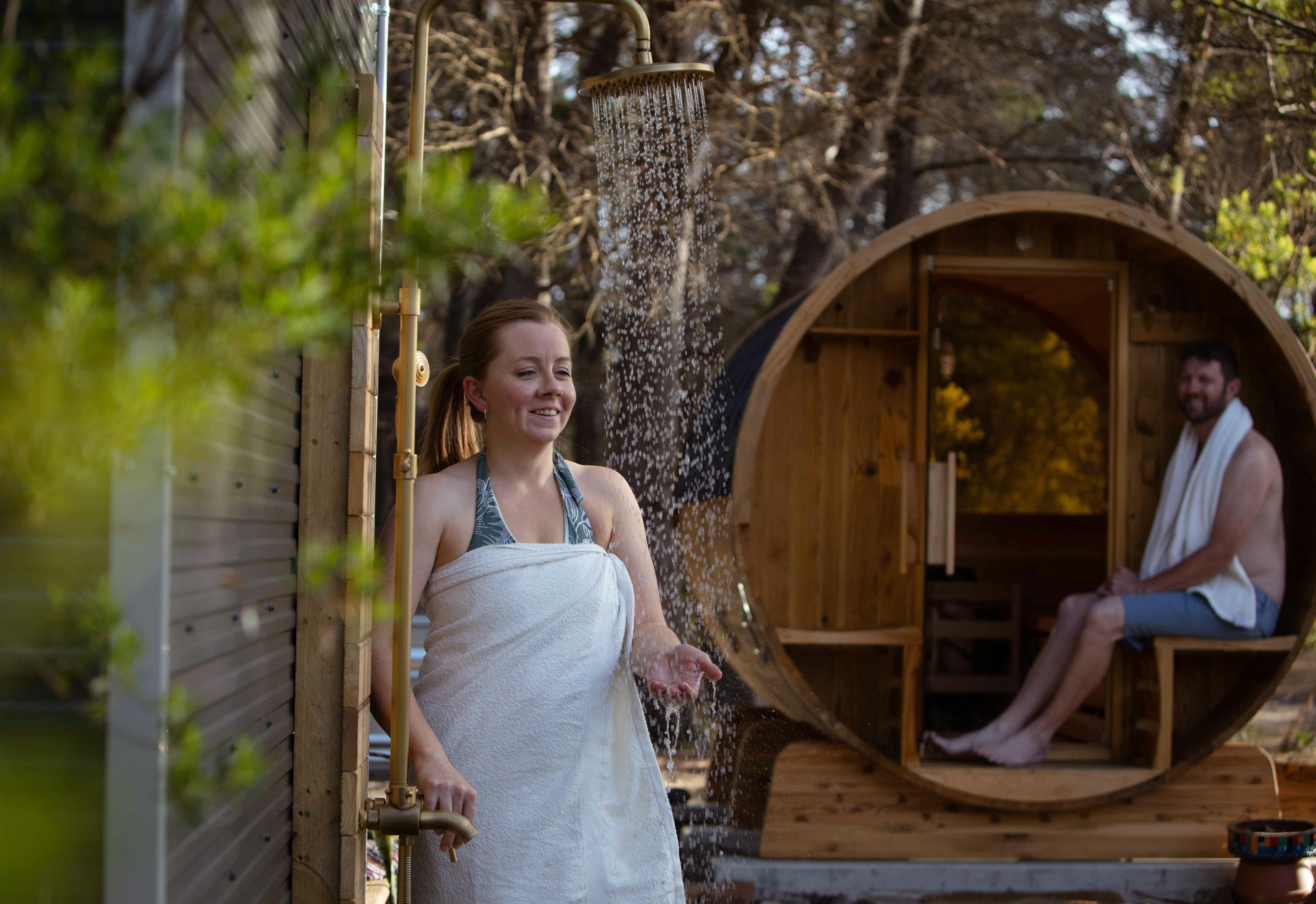 Outdoor shower