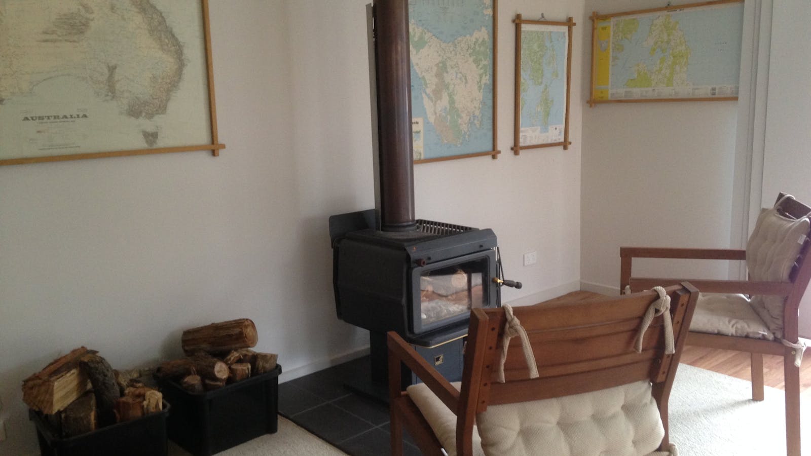 The comfort of a wood fire