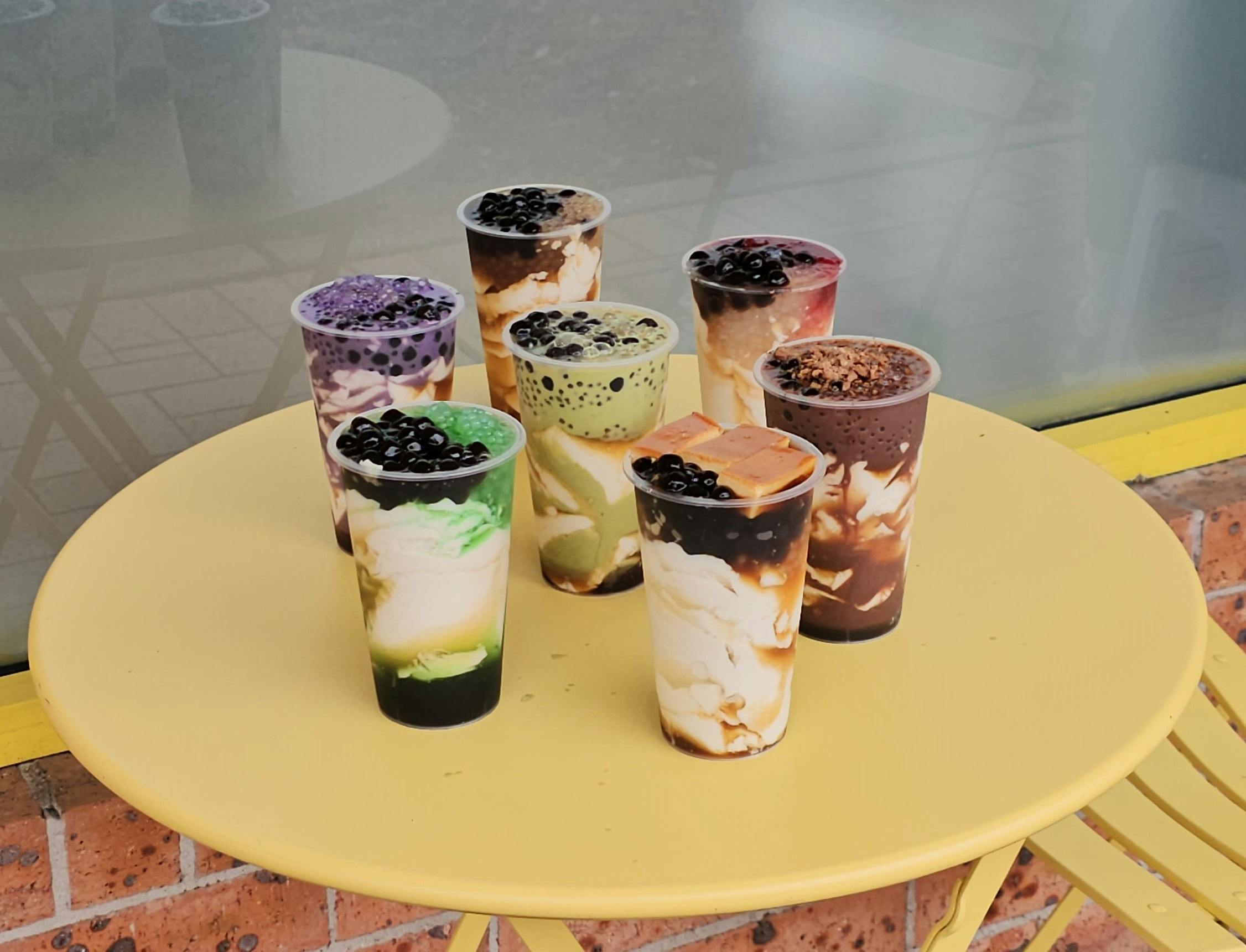 Mix Mix Co. - table filled with delicious drinks