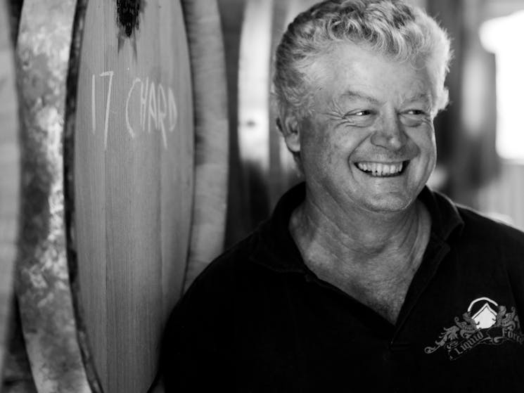 Wine maker and owner Terry Dolle