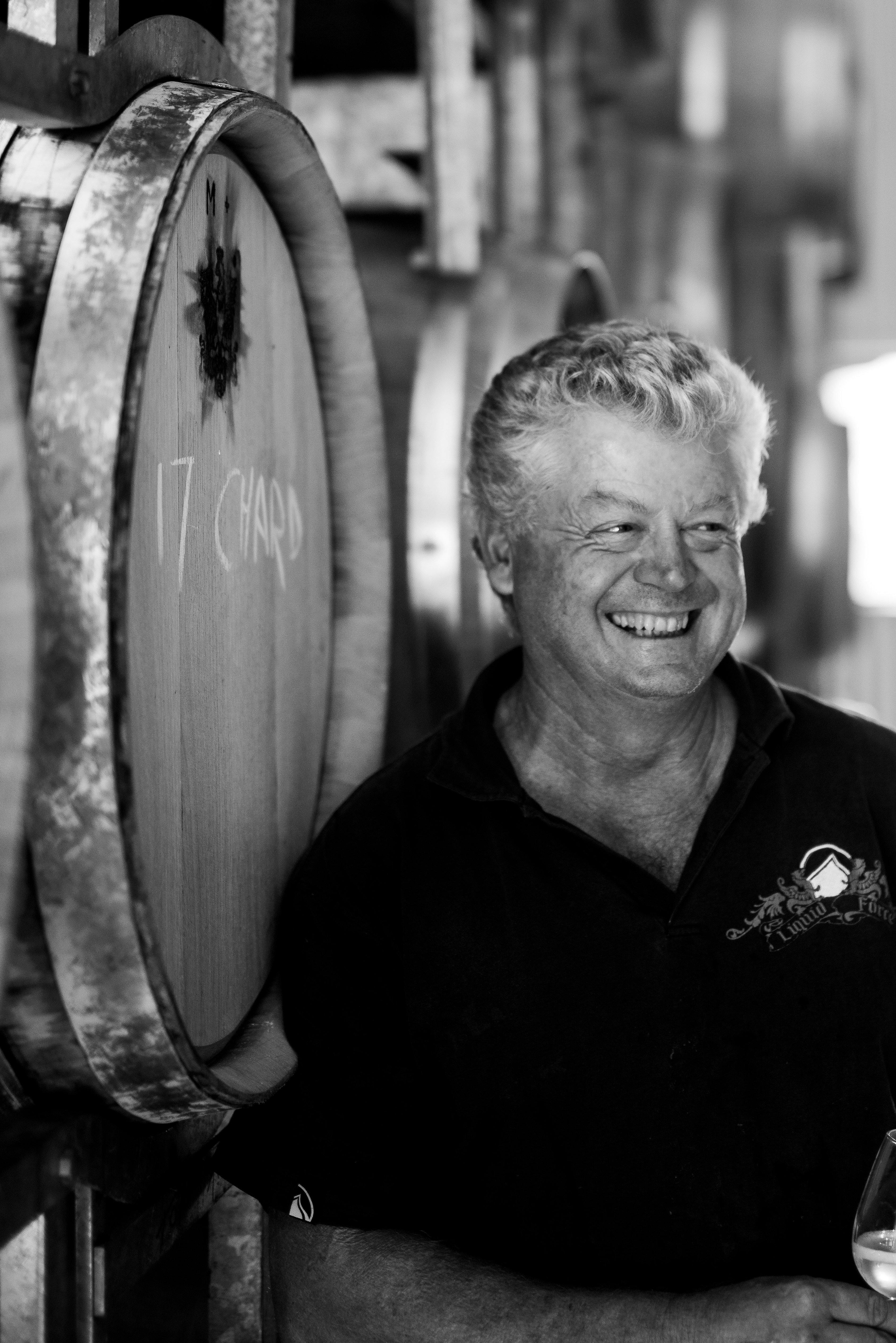 Wine maker and owner Terry Dolle