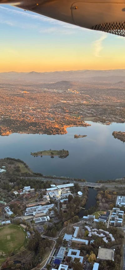 Lake Burley Griffin at Sunset