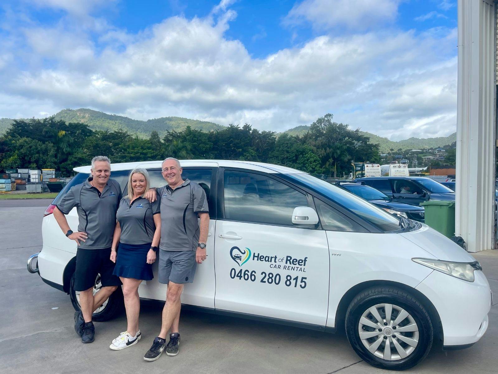 Heart of Reef Car Rental Team in Airlie Beach Heart of Reef Car Rental Team in Airlie Beach