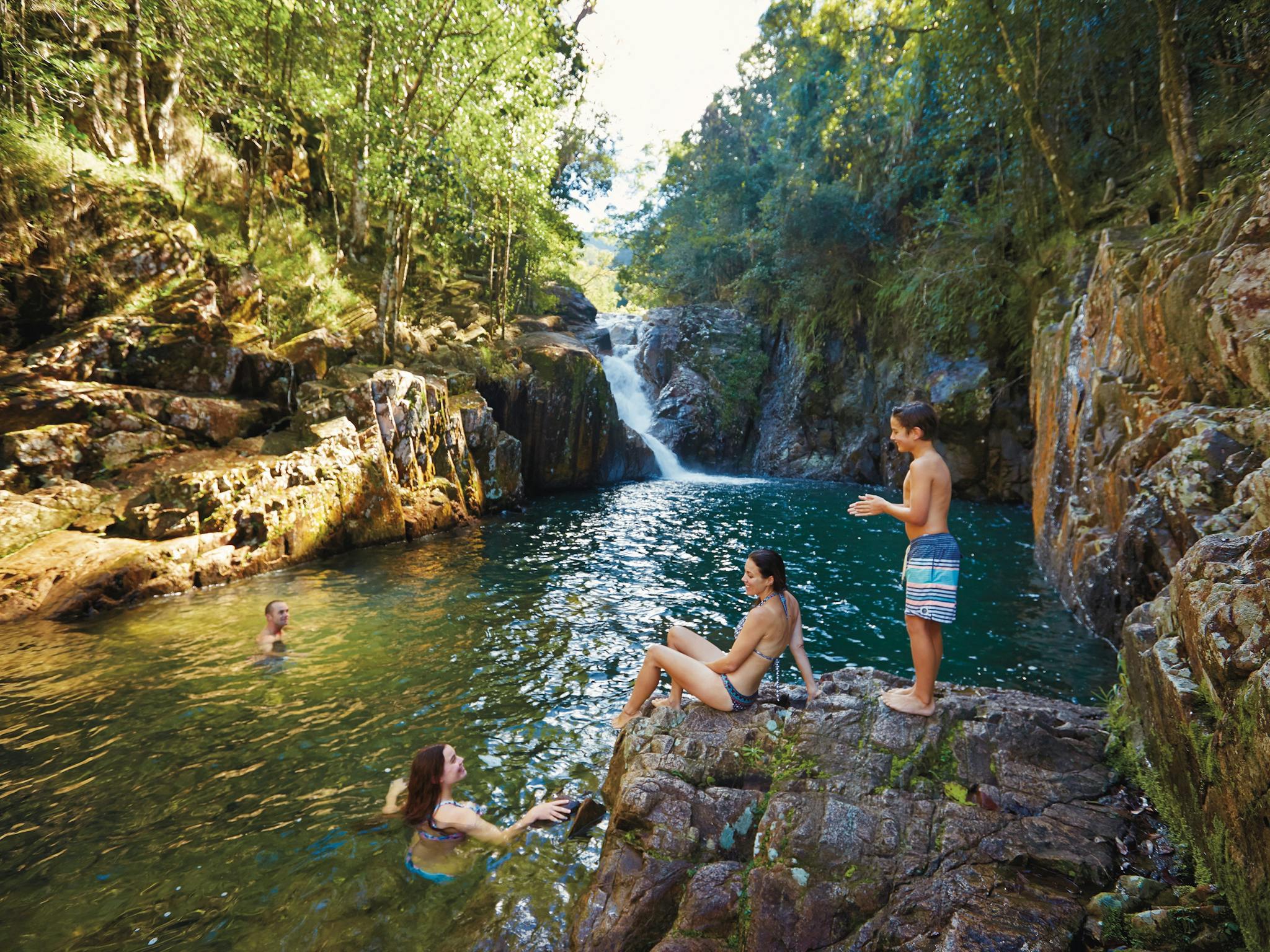 Swimming at Finch Hatton Gorge