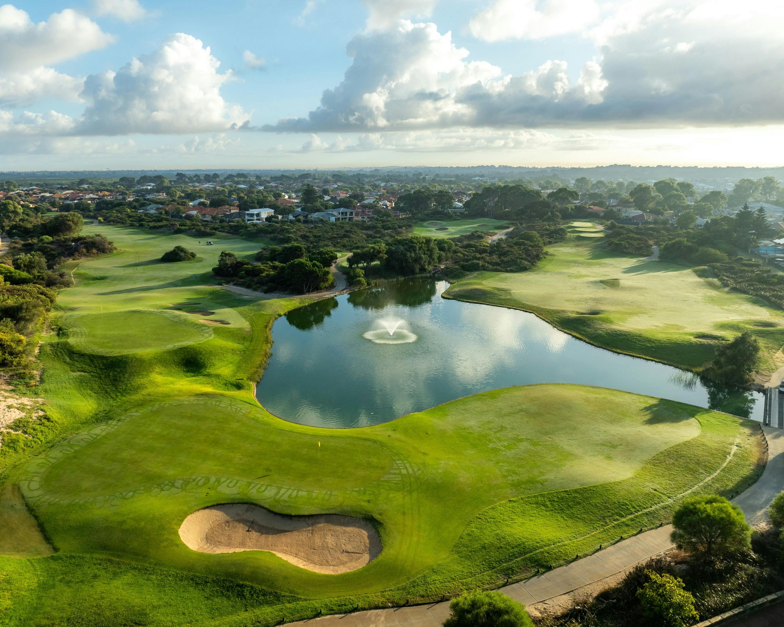 Secret Harbour Golf Links Aerial view