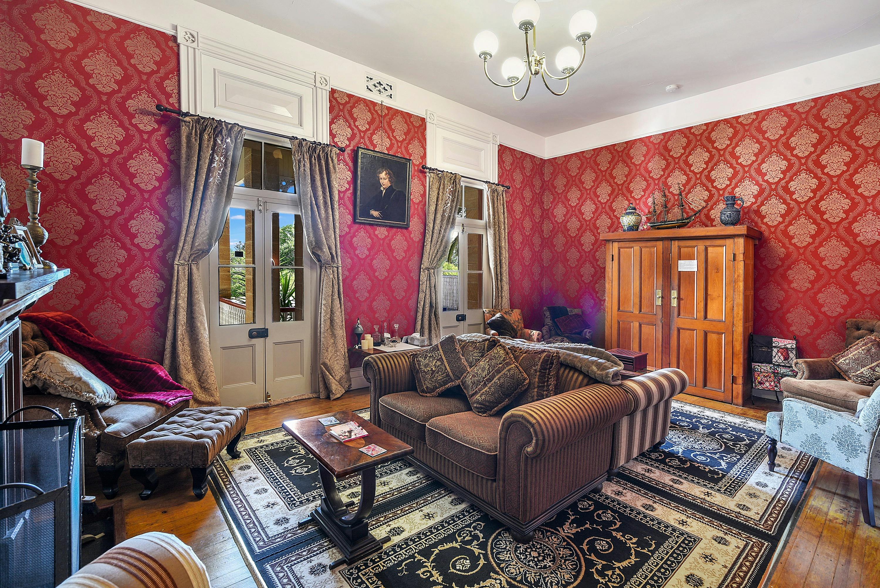 Historic luxury accommodation with guest lounge